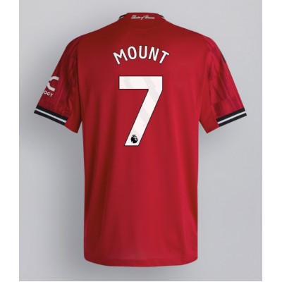 Manchester United Mason Mount #7 Heimtrikot 2025-26 Kurzarm Manchester United Mason Mount #7 Heimtrikot 2025-26 Kurzarm